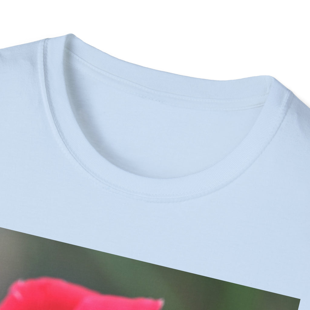 Rose Photo T-Shirt — "Loved, Chosen, Valued" Inspirational Floral Tee