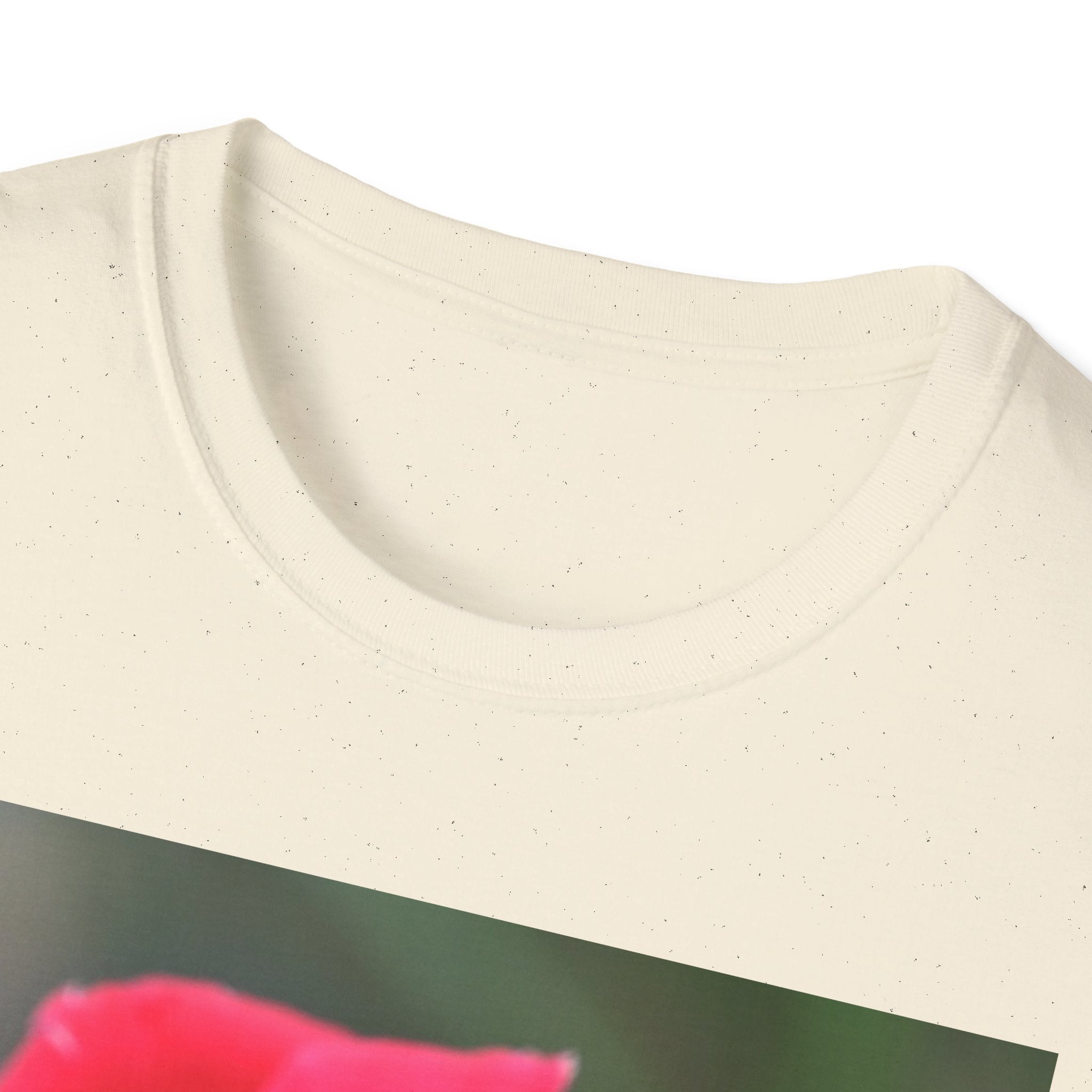 Rose Photo T-Shirt — "Loved, Chosen, Valued" Inspirational Floral Tee