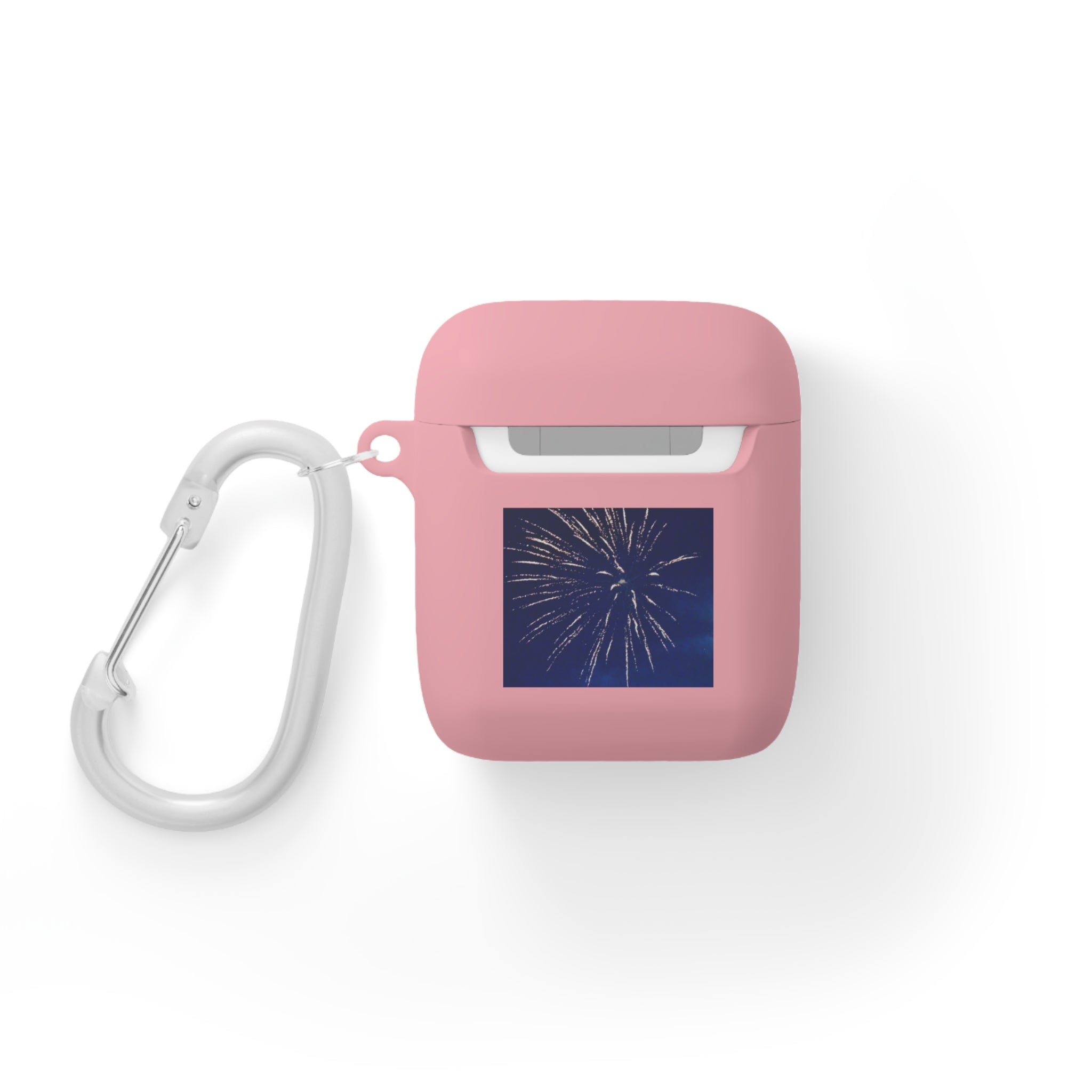 Navy Fireworks Burst AirPods Case